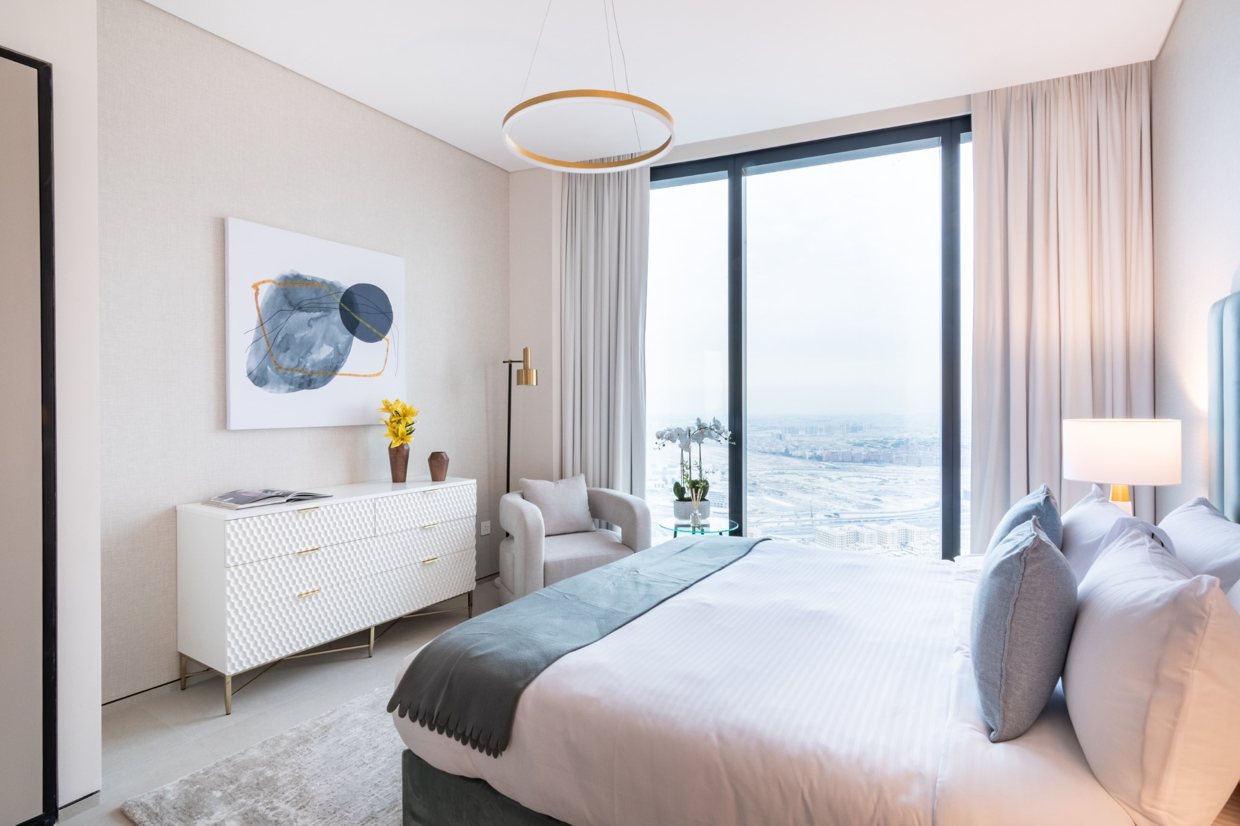 Address Beach Resort sea view bedroom — The Smart Concierge Dubai holiday home
