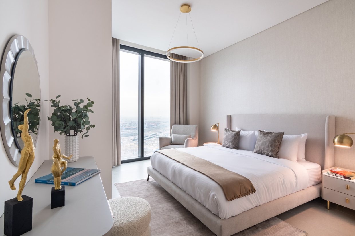 Address Beach Resort bedroom — The Smart Concierge Dubai holiday home